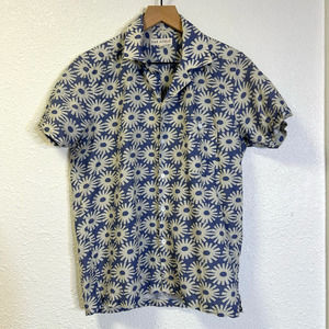 Far Afield  Selleck Shirt Button Down Bowling Linen